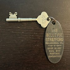 Clé et porte-clés The Bellevue Stratford Hotel Room Sleton, Philadelphie PA