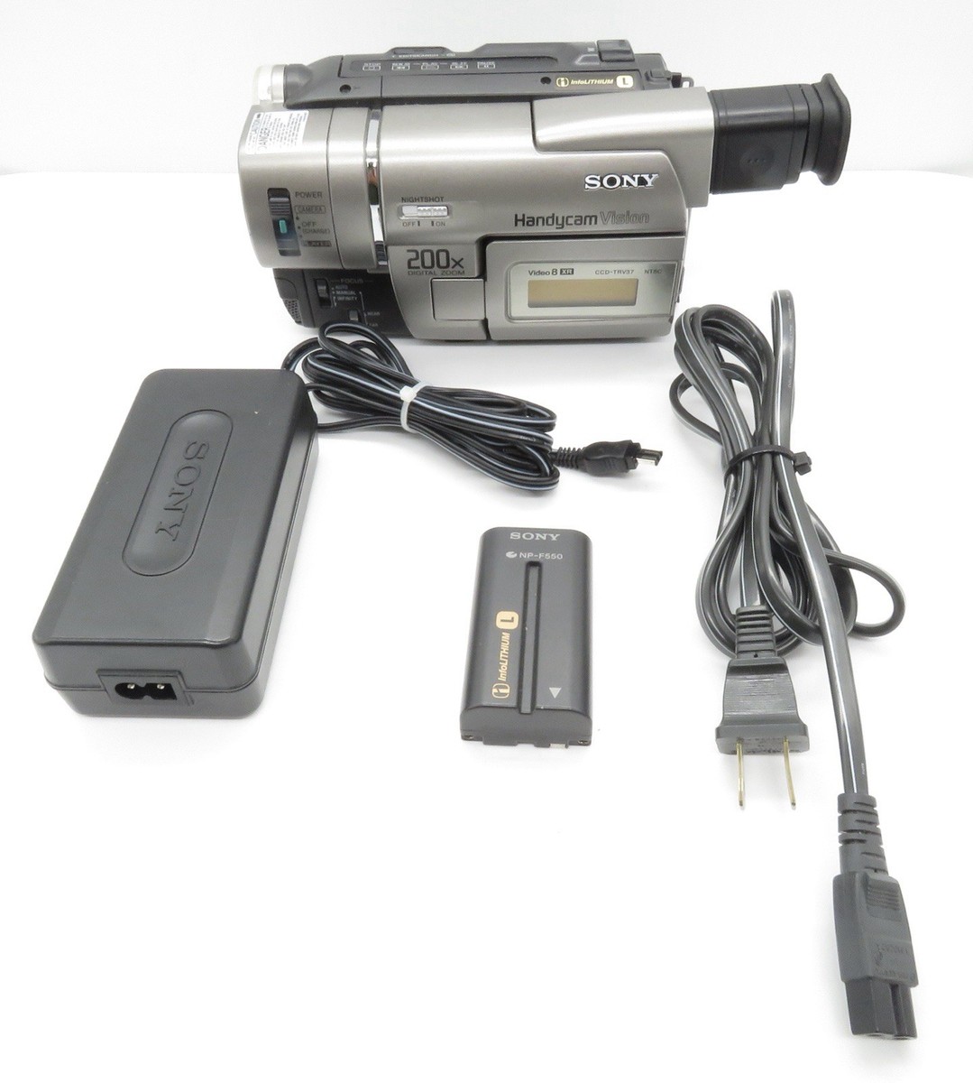 Sony Handycam CCD-TRV37 Hi8 NIGHTSHOT Video Camera Tested | eBay