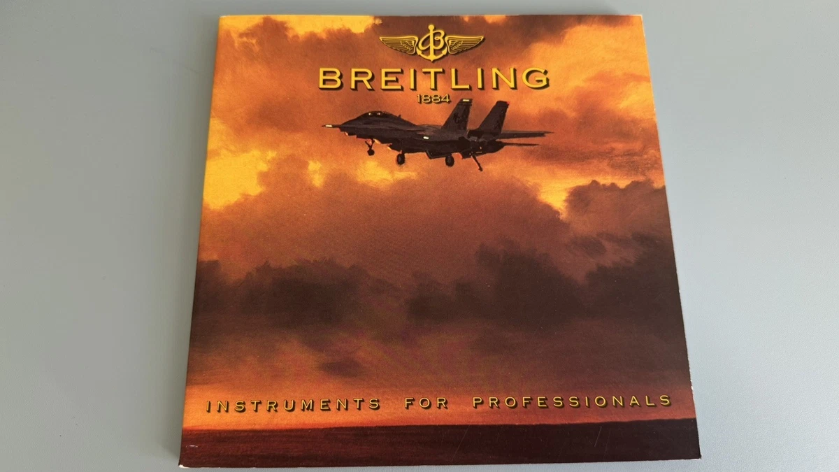 Catálogo Reloj Breitling Chronolog 2 1997/1998 Incluye Lista de Precios - Inglés