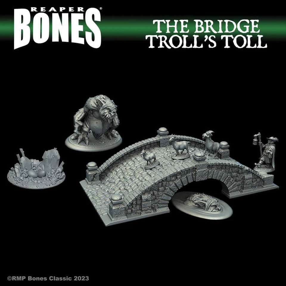 Reaper Bones Black: The Bridge Troll's Toll - Image 2 of 3