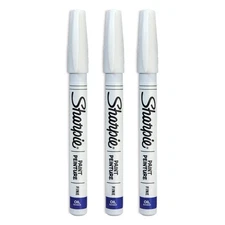 Sharpie Permanent Paint Marker, Fine Point [Set of 3]