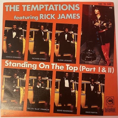 Temptations feat. Rick James - Standing on the Top - 7  Vinyl  Single (VG+++/EX)