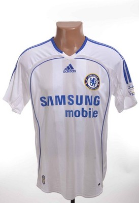 CHELSEA 2006/2007 AWAY FOOTBALL SHIRT JERSEY ADIDAS SIZE S ADULT