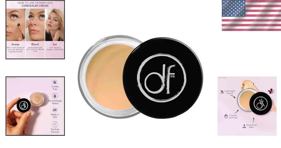 Waterproof Concealer Cream 9 Shades - Image 2 of 4