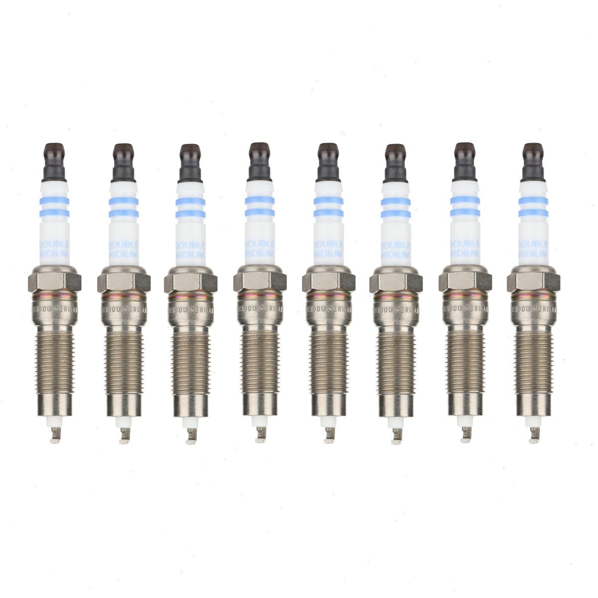 8 pc Bosch Double Iridium Spark Plugs for 2008-2010 Ford F-350 Super Duty qh