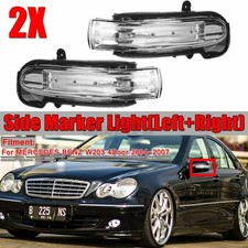 LED Spiegel Seitenblinker Rechts+Links F&uuml;r Mercedes C Klasse W203 2004-2007