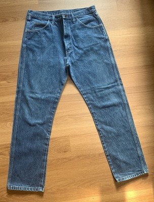 Vintage Rustler Men's Blue Jeans 38'' Waist 32 Inseam Made In USA Invt A