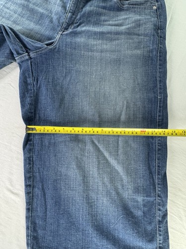 NWT Lane Bryant Wide Leg Capri Jeans Womens Size 20 Blue Denim Pockets - Picture 7 of 8