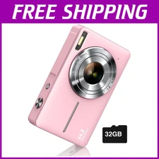 Small Point and Shoot Camera for Travel, Lightweight