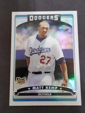 2006 Topps Update & Highlights Chrome Refractor Matt Kemp #CRC6 Rookie 6/25 RARE