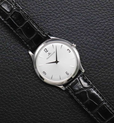 Jaeger-LeCoultre Master Ultra Thin 145.8.79.S Silver Dial 2002 - 2 Jahre Garanti
