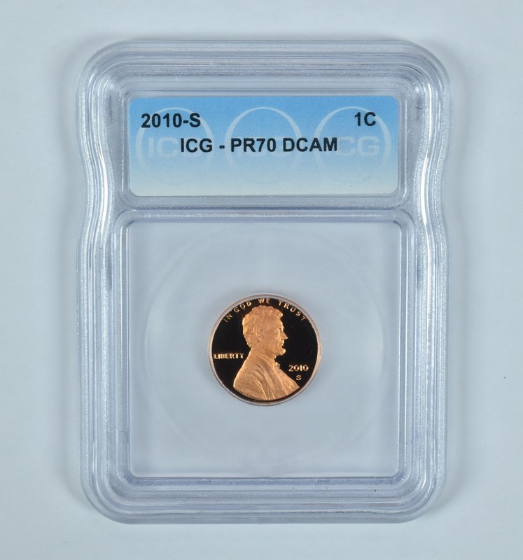 2010-S Lincoln Shield Cent PR70 DCAM ICG *5703