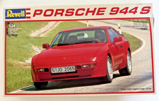 Vintage 1988 Revell Porsche 944 S 1/24 No. 7289 Plastic Model Kit Open Box