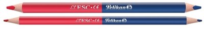Pelikan Silbentrennstift dünn, rot/blau