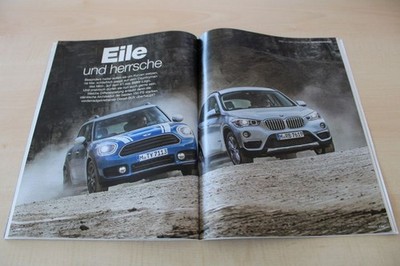 Auto Motor und Sport 10/2017 Mini Countryman Cooper D mit 150PS besser als...?