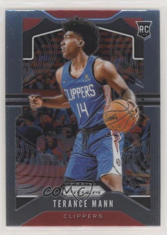 2019-20 Panini Prizm Rookie Terance Mann #296 9l4