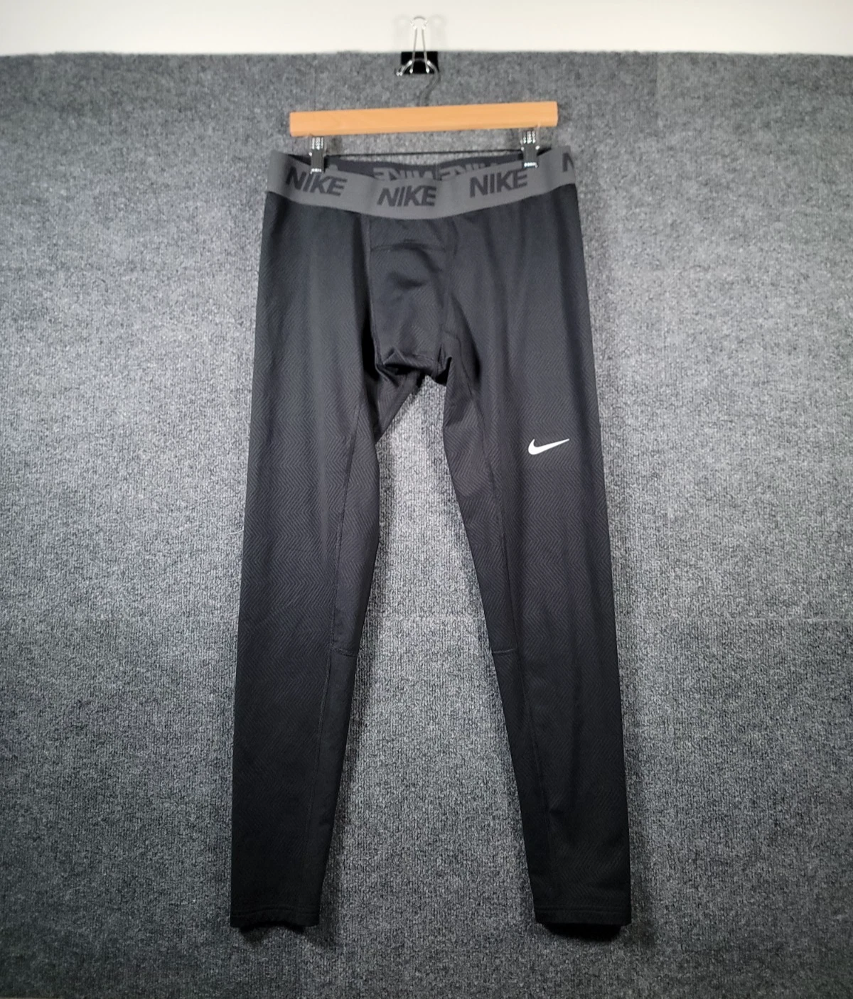 Nike Mens Compression Pants Black Dri-Fit Base Layer Tight Fit Leggings XXL Gym
