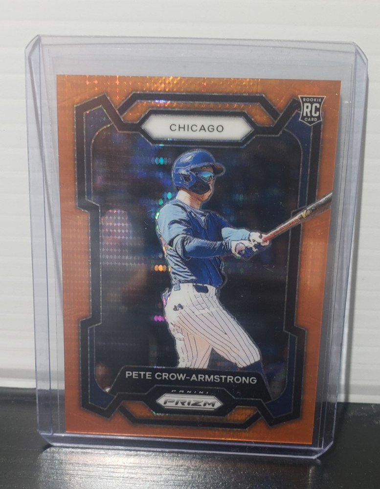 2024 Panini Prizm #203 Pete Crow Armstrong RC Orange Prizm /399