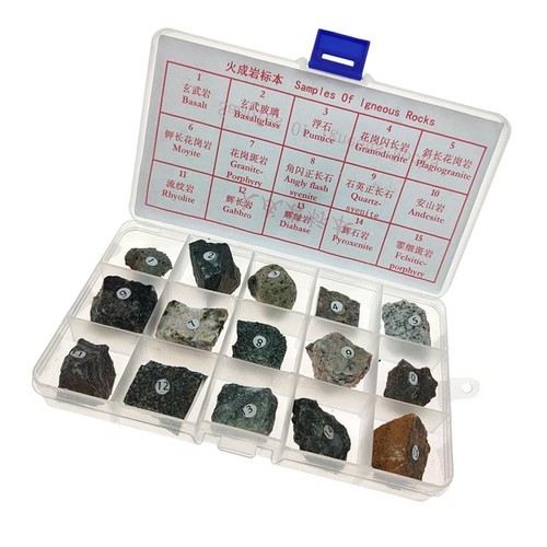 Igneous Rock Educational Rock Collection Teaching Aid Ages 8 up - Picture 4 of 4
