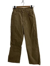 Lee Straight Pants Corduroy BEG Solid 80s