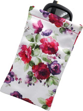 Soft Sunglasses case Large Glasses Case Holder - Eyeglass Pouch Squeeze Top