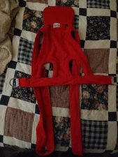 Vintage Gerry Gerico Red Happy Baby Carrier 70s Front or Back Hiking Outdoor