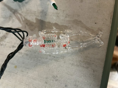 #ad #ad Halloween Scary Skeleton String Lights Vintage Flickering Decorations Works $24.99