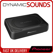 Under Seat Active Amplified Car Subwoofer Space Saving 160W Pioneer TS-WX130EA