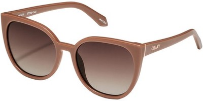 Quay Staycation Women's Doe Rounded Cat-Eye Sunglasses - NO NS 1411 DOEBRN