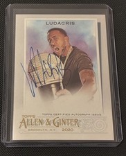 2020 Topps Allen & Ginter Chris Ludacris  Bridges Auto Signed FSA-CLB Rare SP