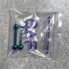 Bodyartforms Plated Steel Barbells Green x2