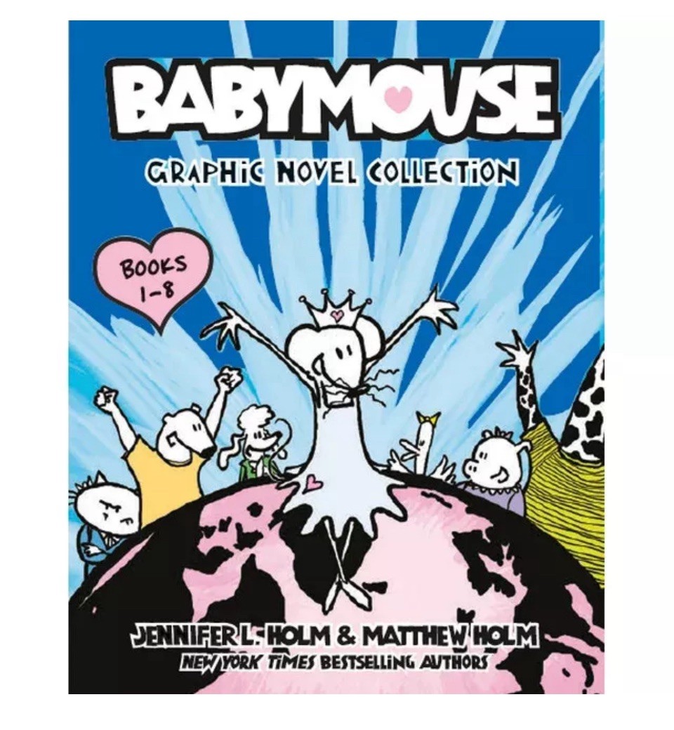 New Babymouse Box Set Graphic Novel Collection Books 1 - 8 Comic