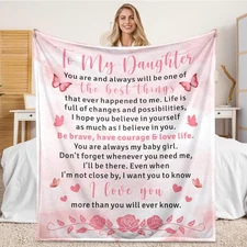 50x60in 3rd-8th Grade Girl Throw Blanket College Dorm Room Essentials