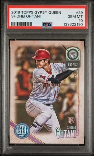 2018 Topps Gypsy Queen Shohei Ohtani #89 Rookie Card PSA 10 GEM MINT