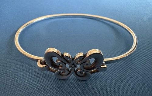 James Avery Sterling Silver Butterfly Hook On Bracelet - 2.25” in Diameter