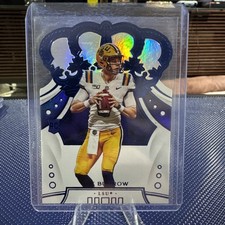 2020 Chronicles Draft Picks Crown Royale Mirror Blue Joe Burrow #1 Rookie RC rf2
