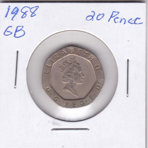 1988 Great Britain 20 Pence