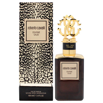 2 Pack  Gold Collection Divine Oud by Roberto Cavalli for Women - 3.4 oz EDP Spr