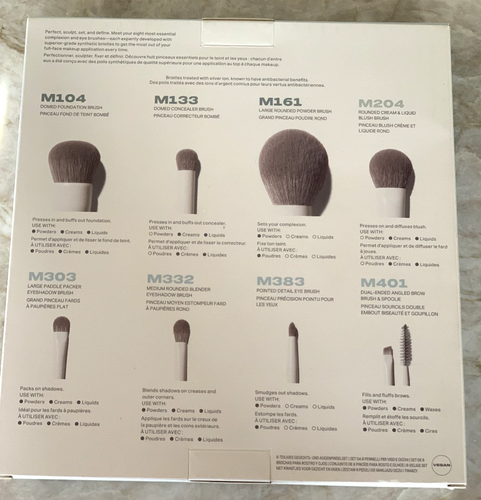 New Morphe Best of Blends 8-Piece Face & Eye Essential Brush Set - Picture 2 of 2