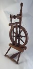 Miniature 18” Castle Style Spinning Wheel Wood Salesman Sample - Works! — photo 1