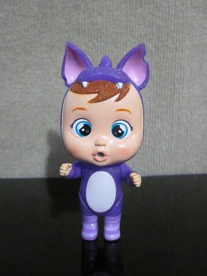 Cry Babies Magic Tears Doll Dinosaur Purple Outfit IMC Toys
