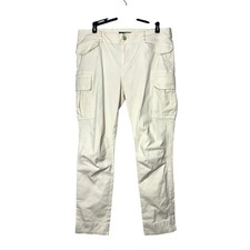 Lauren Ralph Lauren Pants Womens Ivory Military Cargo Paratrooper Utility Sz 10