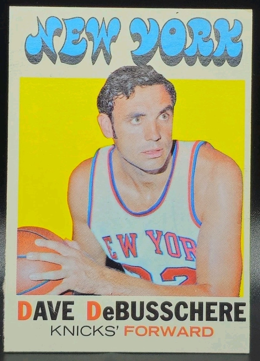DAVE DEBUSSCHERE 1971-72 TOPPS BASKETBALL NEW YORK KNICKS HOF #107