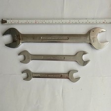 3x Britool 6J Open End Metric Spanners 16mm x 17mm, 18mm x 19mm, 27mm x 30mm.