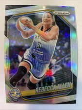 2025 Panini WNBA Prizm Basketball Rebecca Allen Silver Prizm Parallel #67