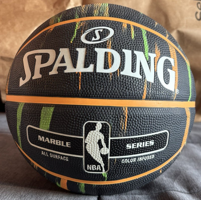 Spalding Marble Series NBA Basketball Größe 7 Indoor/Outdoor Color Infused NEU