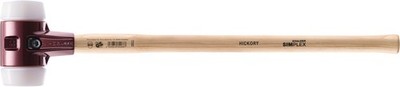 Vorschlaghammer SIMPLEX Kopf-D.140mm L.1045mm mittelh.Superplastik weiß
