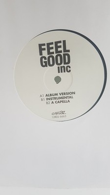 Gorillaz   Feel Good Inc Vinyl NM Cover Generic