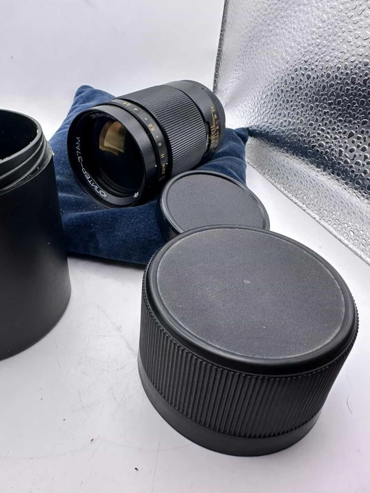 JUPITER-37AM M42 135mm f/3,5 USSR telephoto lens Zenit camera - Image 2 of 4