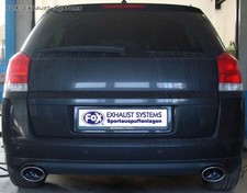 Edelstahl Duplex Racing-Komplettanlage ab Kat Opel Signum 3.2l 140x90mm